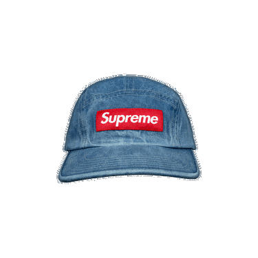 Шапка с козирка Supreme Washed Chino Twill Camp Cap Синьо | SS21H52 DENIM, 0
