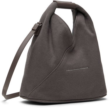 Чанта през рамо Maison Margiela MM6 Maison Margiela Sweat Varsity Print Crossbody Bag Сиво | SB6WD0026 P7261, 2