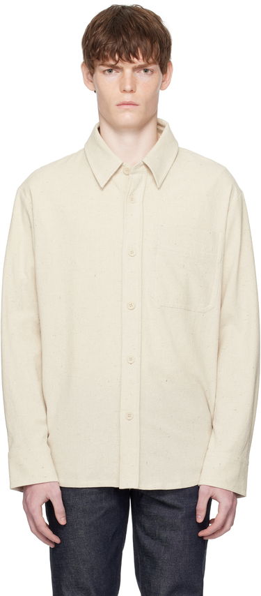 Риза A.P.C. A.P.C. Basile Overshirt Бежово | COGEV-H02709, 0