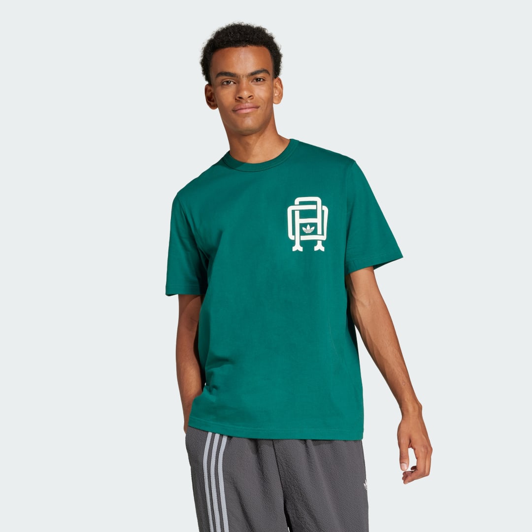 Тениска adidas Originals Men's Originals Graphic T-Shirt Зелено | JD3301, 0