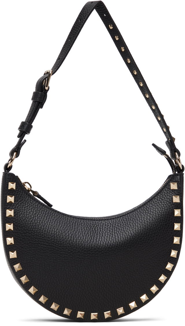 Garavani Mini Rockstud Studded Crescent Bag