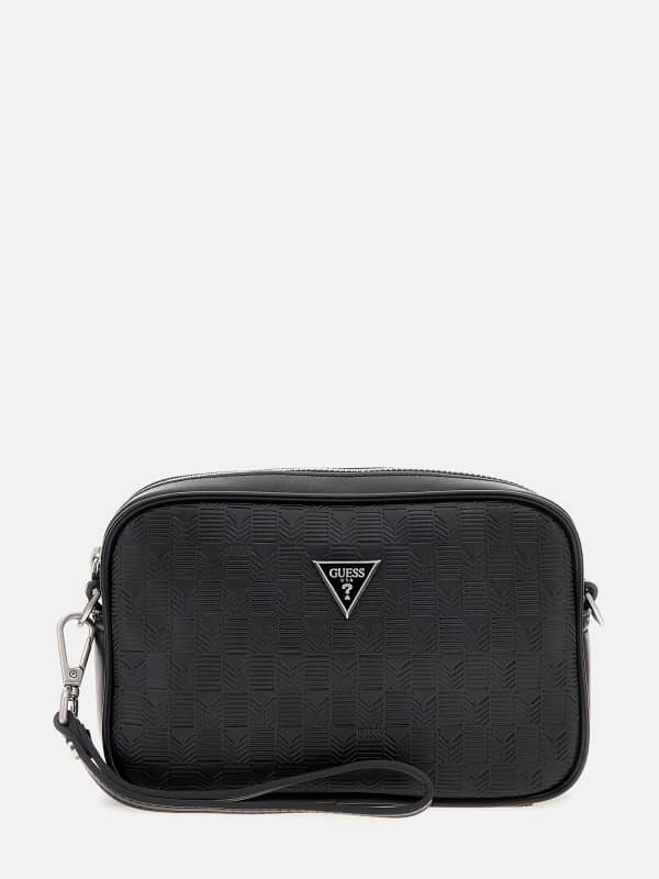 Дамска чанта GUESS G-Wave Vanity Case Черно | PMTODEP5145, 0
