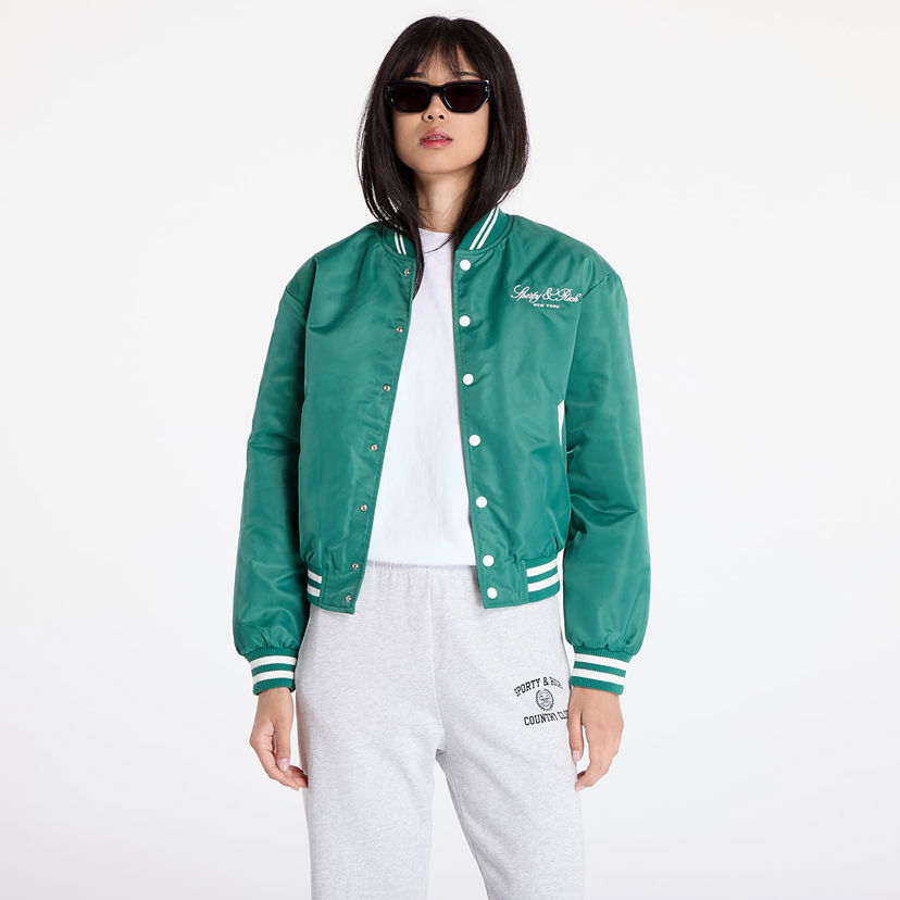 Яке бомбър Sporty & Rich Bomber Jacket Зелено | JA021516232GR03