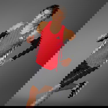 Потник adidas Originals Adizero Singlet Червено | jf3462, 2