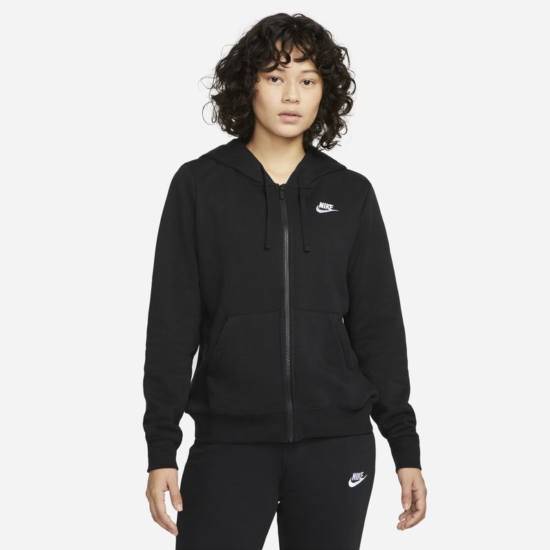 Суитчър Nike Fleece Full-Zip Hoodie Черно | DQ5471-010, 0