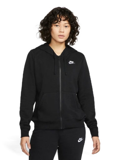 Суитчър Nike Fleece Full-Zip Hoodie Черно | DQ5471-010