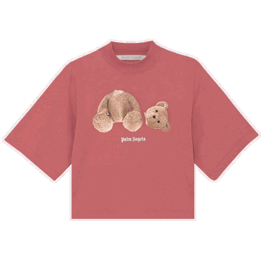 Тениска Palm Angels Bear Cropped Tee Бургунди | PWAA020F21JER0042860, 0