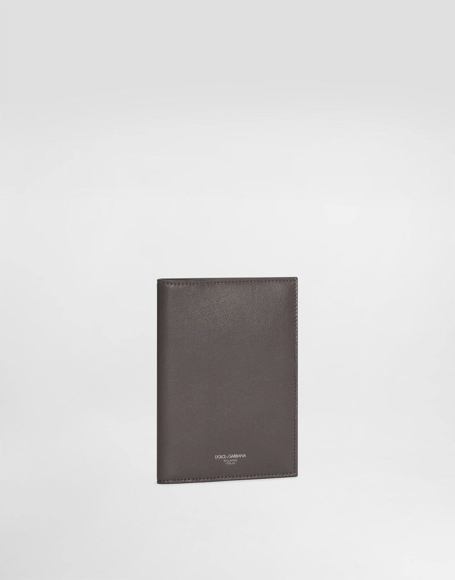 Портфейл Dolce & Gabbana Dolce & Gabbana Calfskin Passport Holder Сиво | BP2215AV95680730, 1