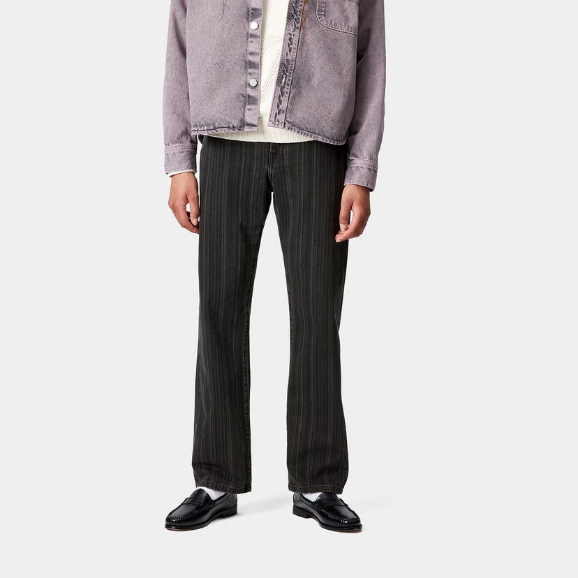 Панталони Carhartt WIP Carhartt WIP Rylan Stripe Pants Черно | I035581_4
