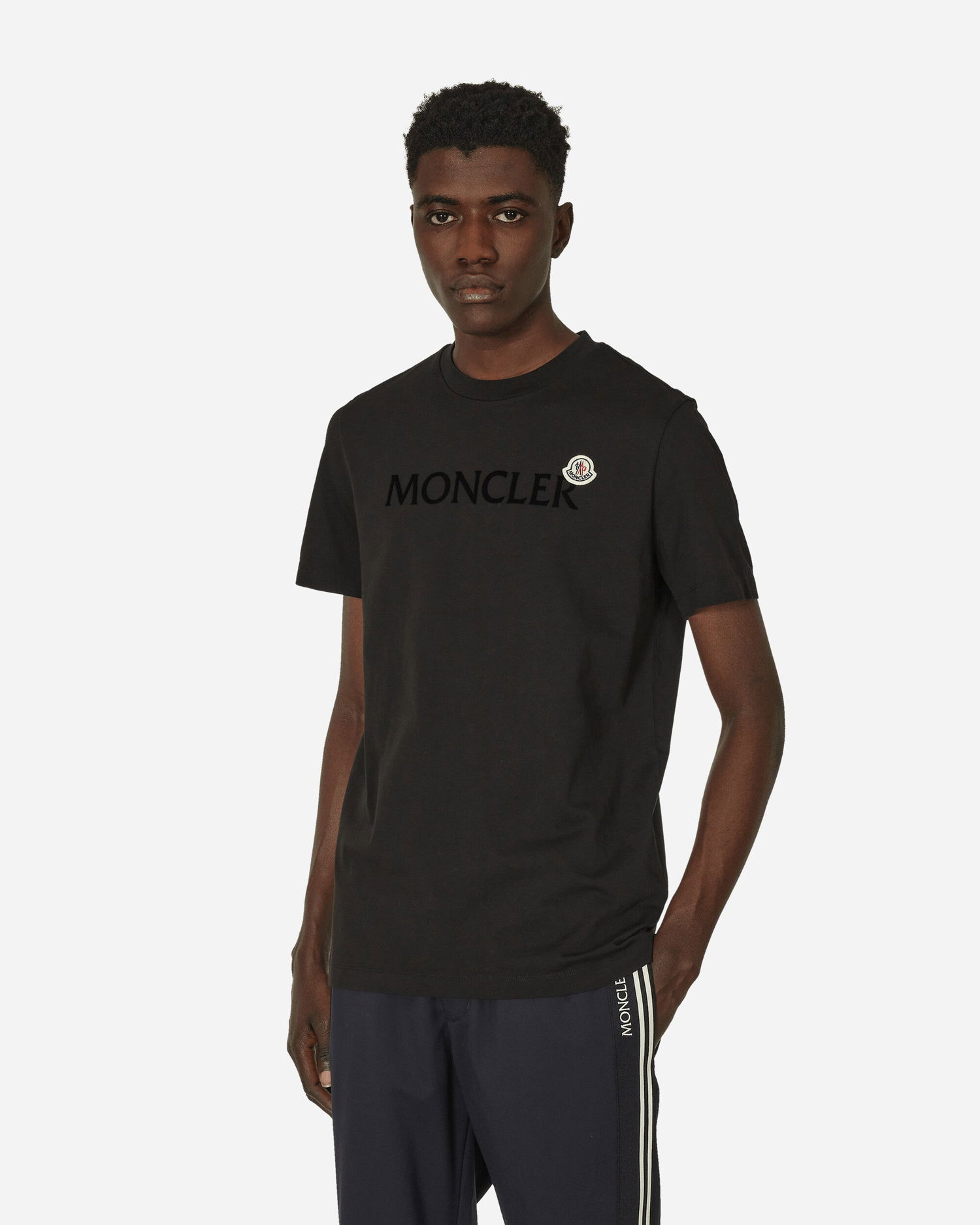Тениска Moncler Logo Black Черно | 8C000578390T 999, 1