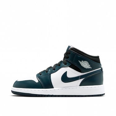 Кецове и обувки Jordan Air Jordan 1 Mid GS "Armory Navy" Тъмно синьо | 554725-411, 2
