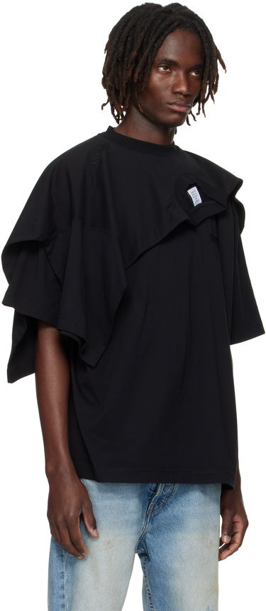 Тениска VETEMENTS VETEMENTS Double Layered T-Shirt Черно | UH76TR400B, 1