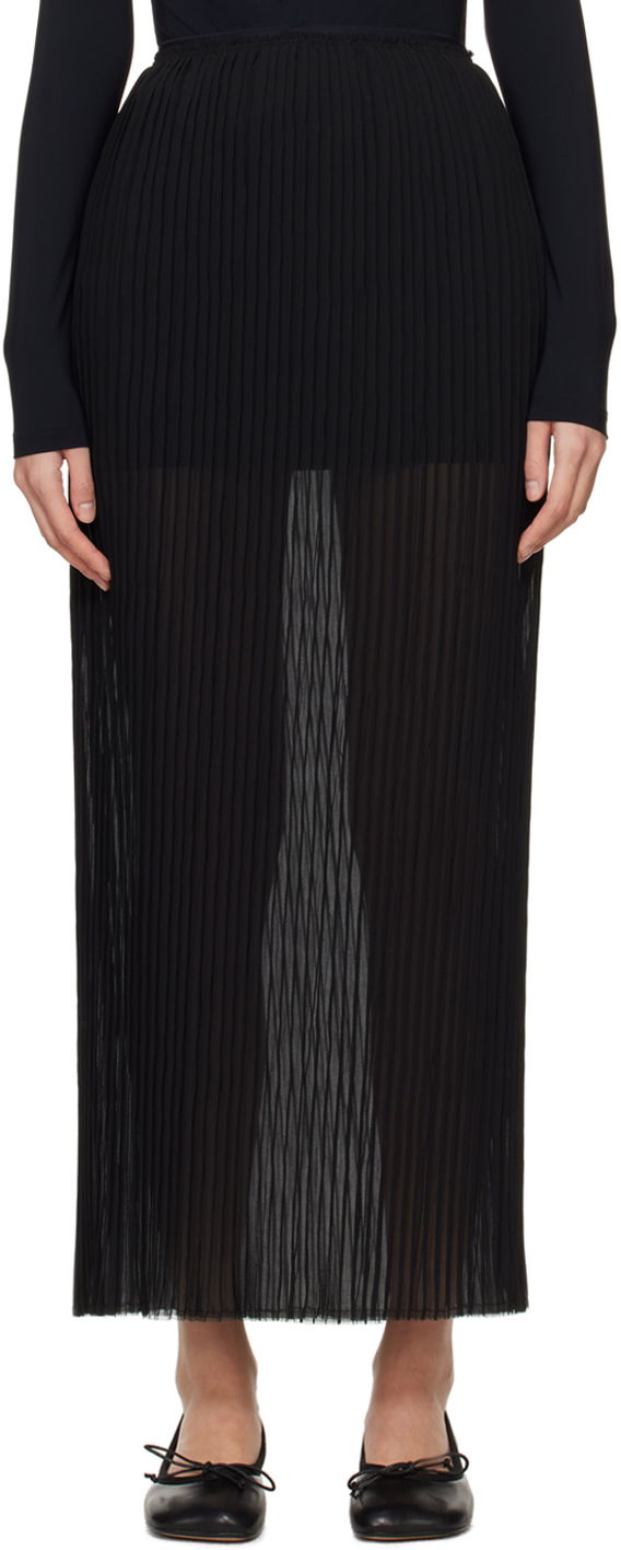 Пола Maison Margiela MM6 Sheer Maxi Skirt Черно | S52MI0009 S78565, 0