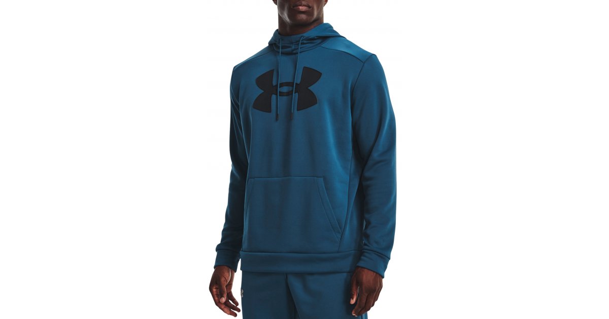 Суитчър Under Armour Hoodie Armour Fleece Big Logo Синьо | 1373352-437, 1