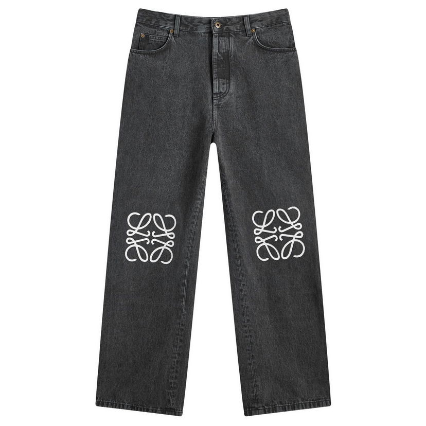 Дънки Loewe Anagram Baggy Jeans Черно | H526Y11W61-1100