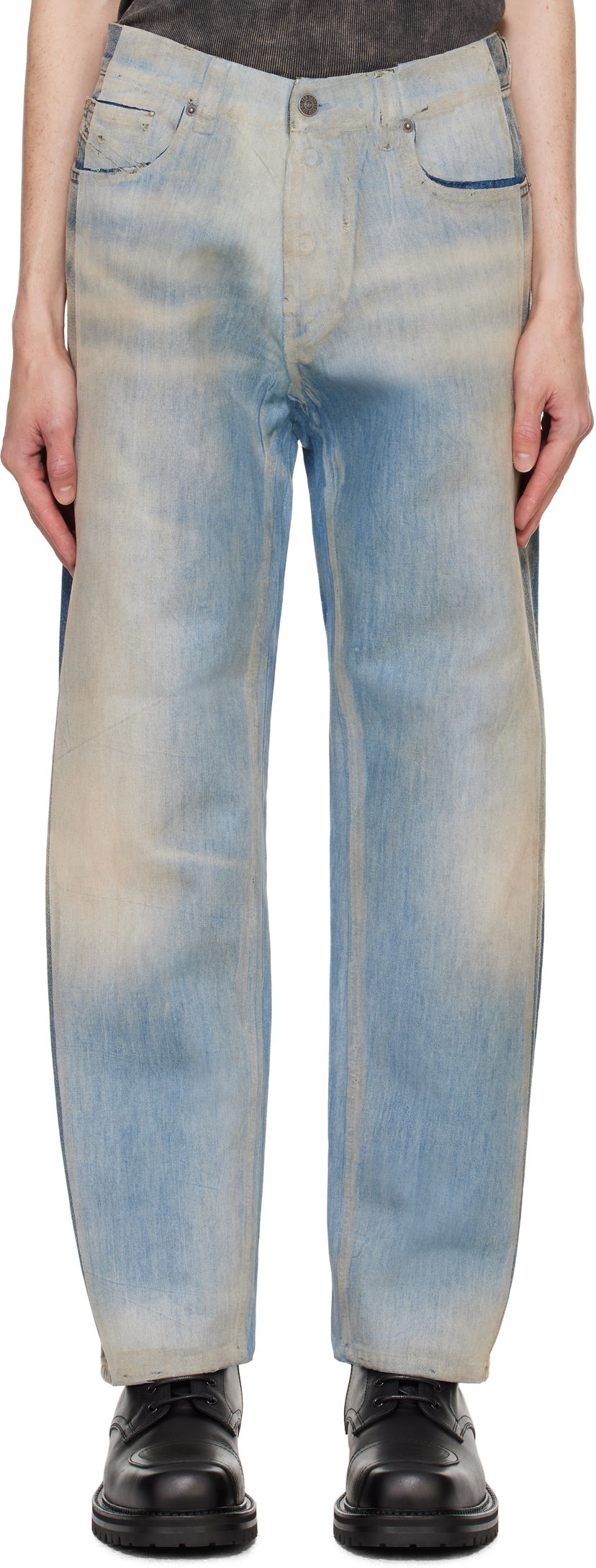 Дънки Diesel Straight 2010 D-Macs Jeans Синьо | A14729-09K22-01