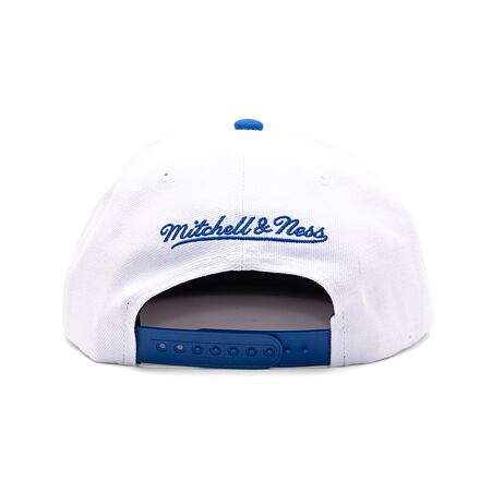 Шапка с козирка Mitchell & Ness Branded Sharktooth Snapback Branded Blue / White Синьо | HHSS5164-MNNYYPPPBLWH, 1