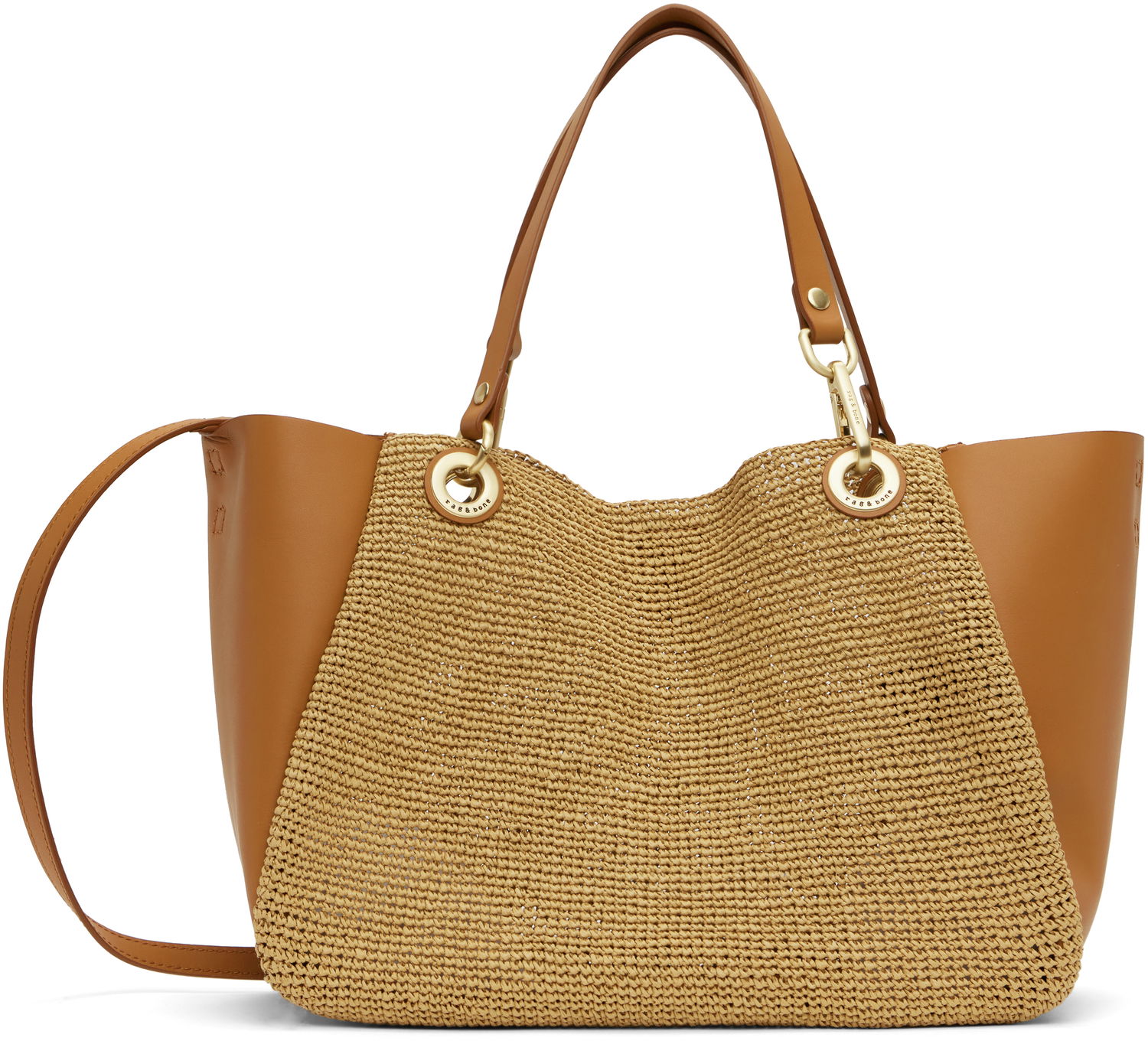 Голяма пазарска чанта rag & bone rag & bone Revival Summer Mini Tote Bag Кафяво | WHH22S1004PS04, 0