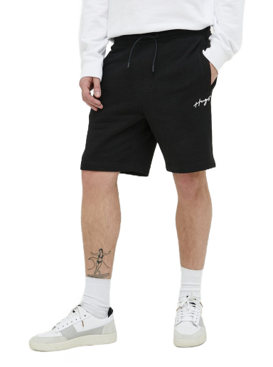 Cotton Terry Handwritten Logo Shorts