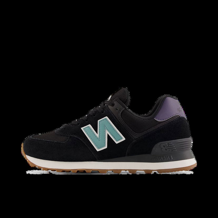 Кецове и обувки New Balance 574 Faded Teal Mercury Черно | WL574RA