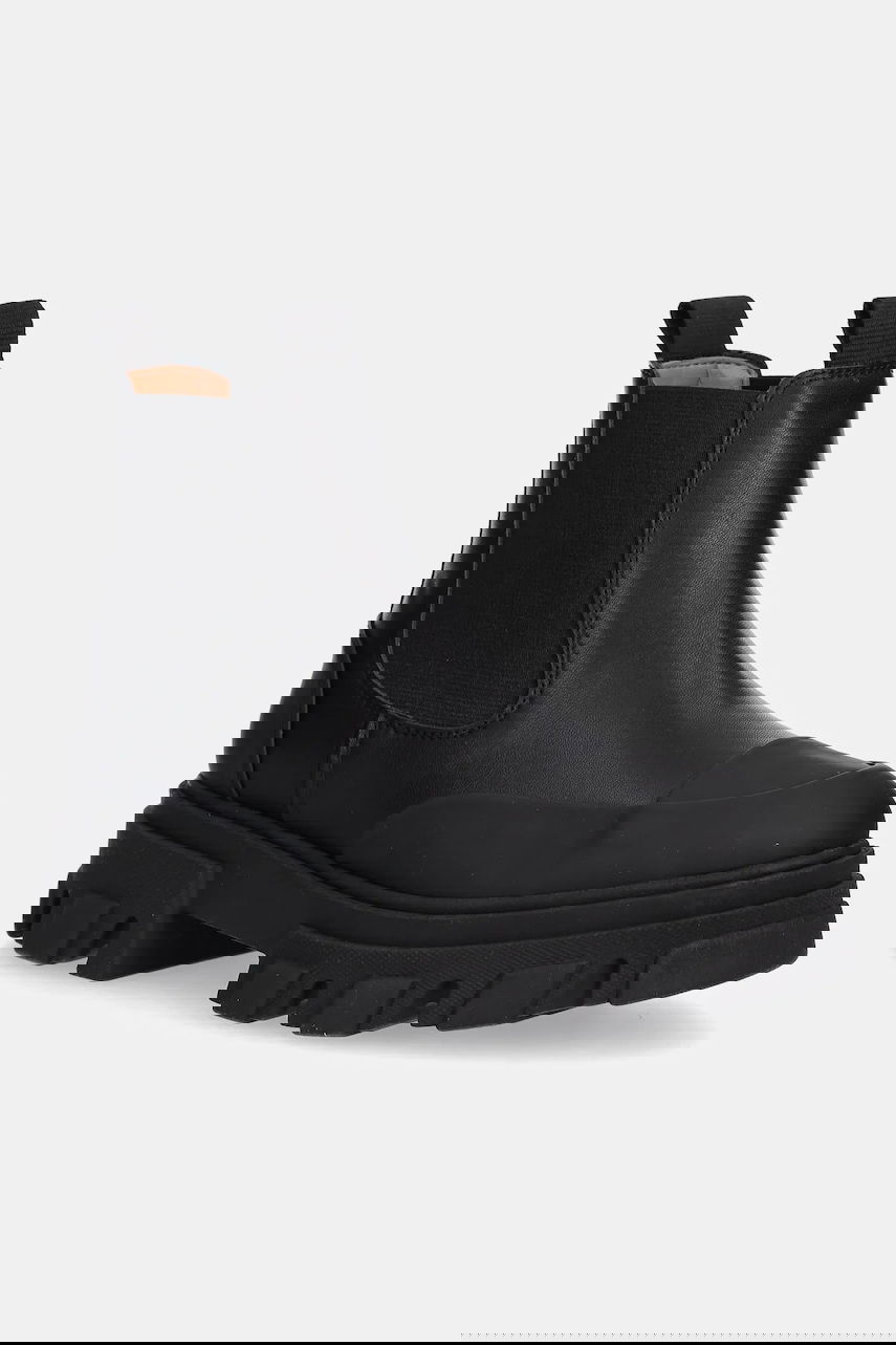 Кецове и обувки GANNI GANNI Cleated Low Chelsea Boots Черно | S3237, 0