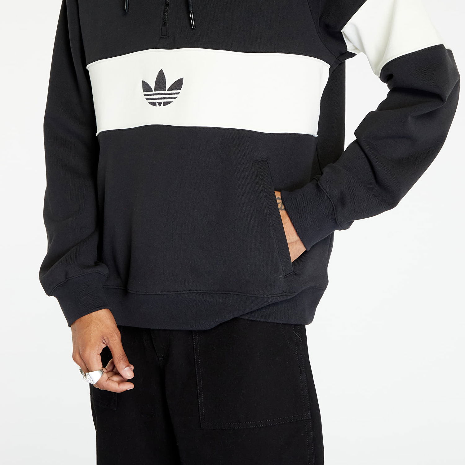 Суитчър adidas Originals Hack Ny Cutline Hoodie Черно | IP9488, 1