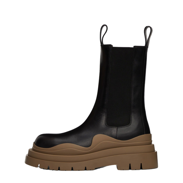 Tire Chelsea Boots "Black Taupe"
