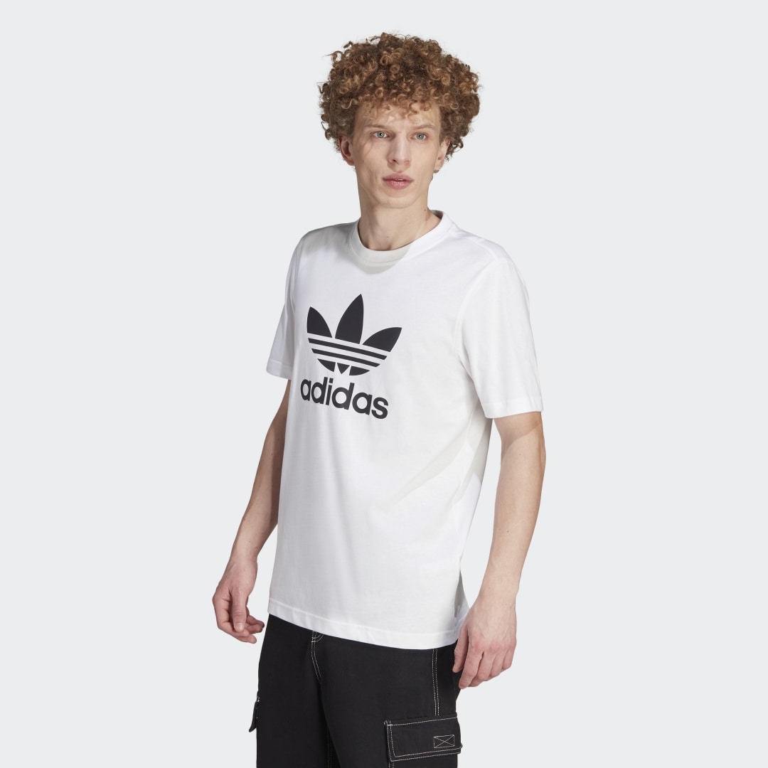 Тениска adidas Originals Adicolor Classics Trefoil Tee Бяло | IM4494, 1