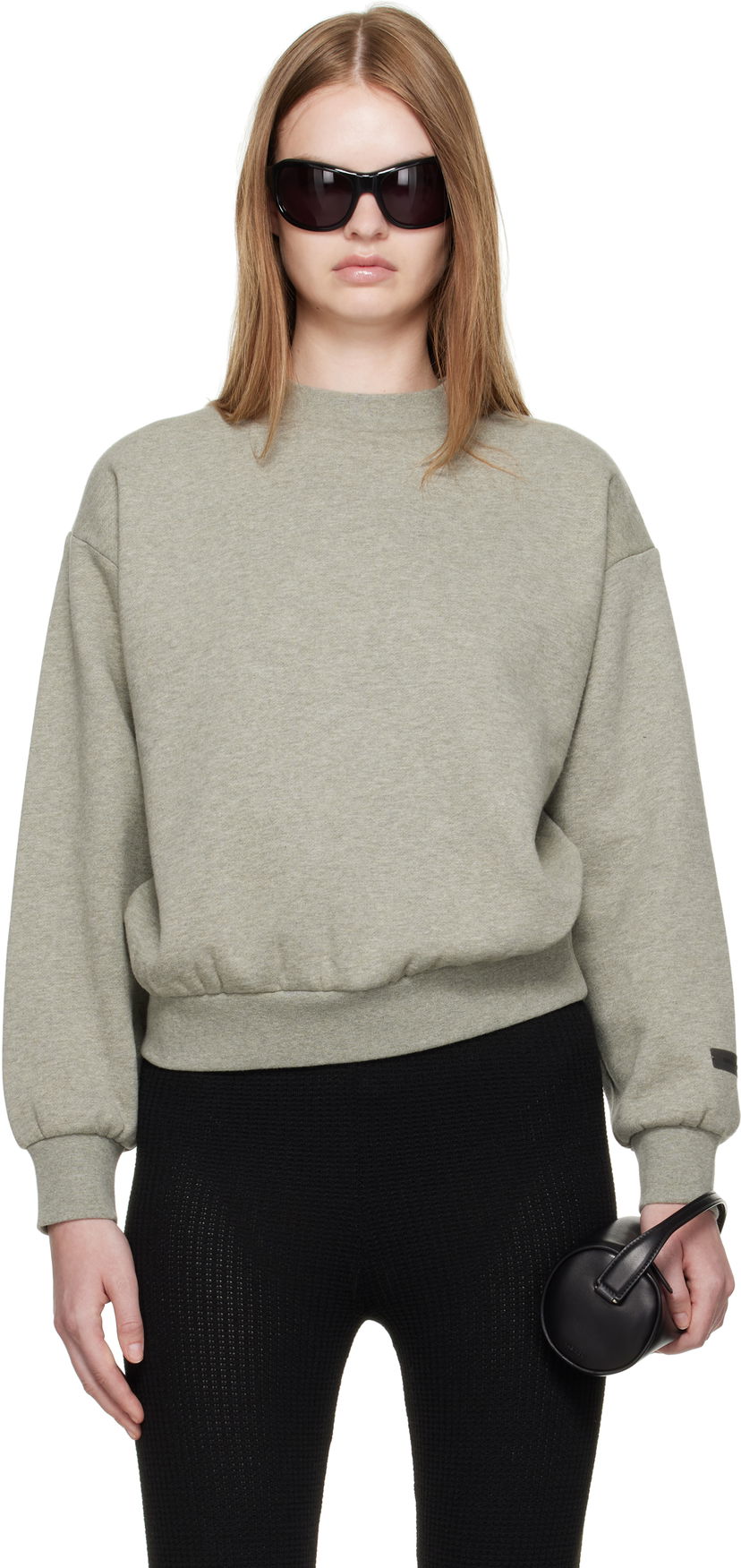 Суитчър Fear of God Fear of God ESSENTIALS Classic Fit Crewneck Sweatshirt Зелено | 192SP255555FW