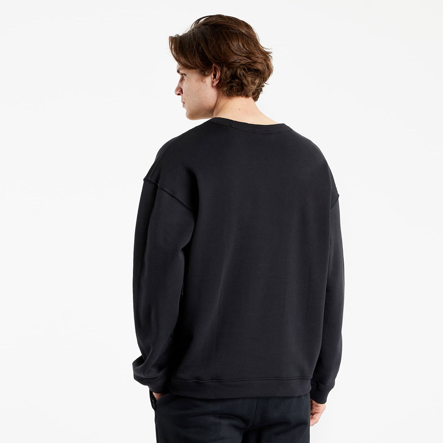 Суитчър adidas Originals R.Y.V. Silicone Double Linear Badge Crew Sweatshirt Черно | GN3293, 1