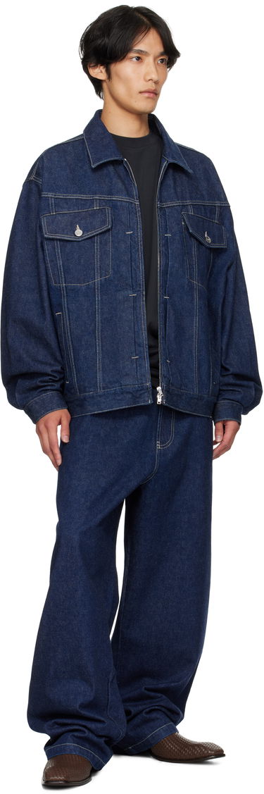 Яке VETEMENTS VETEMENTS Hip-Hop Denim Jacket Синьо | UH76DJ250N, 3