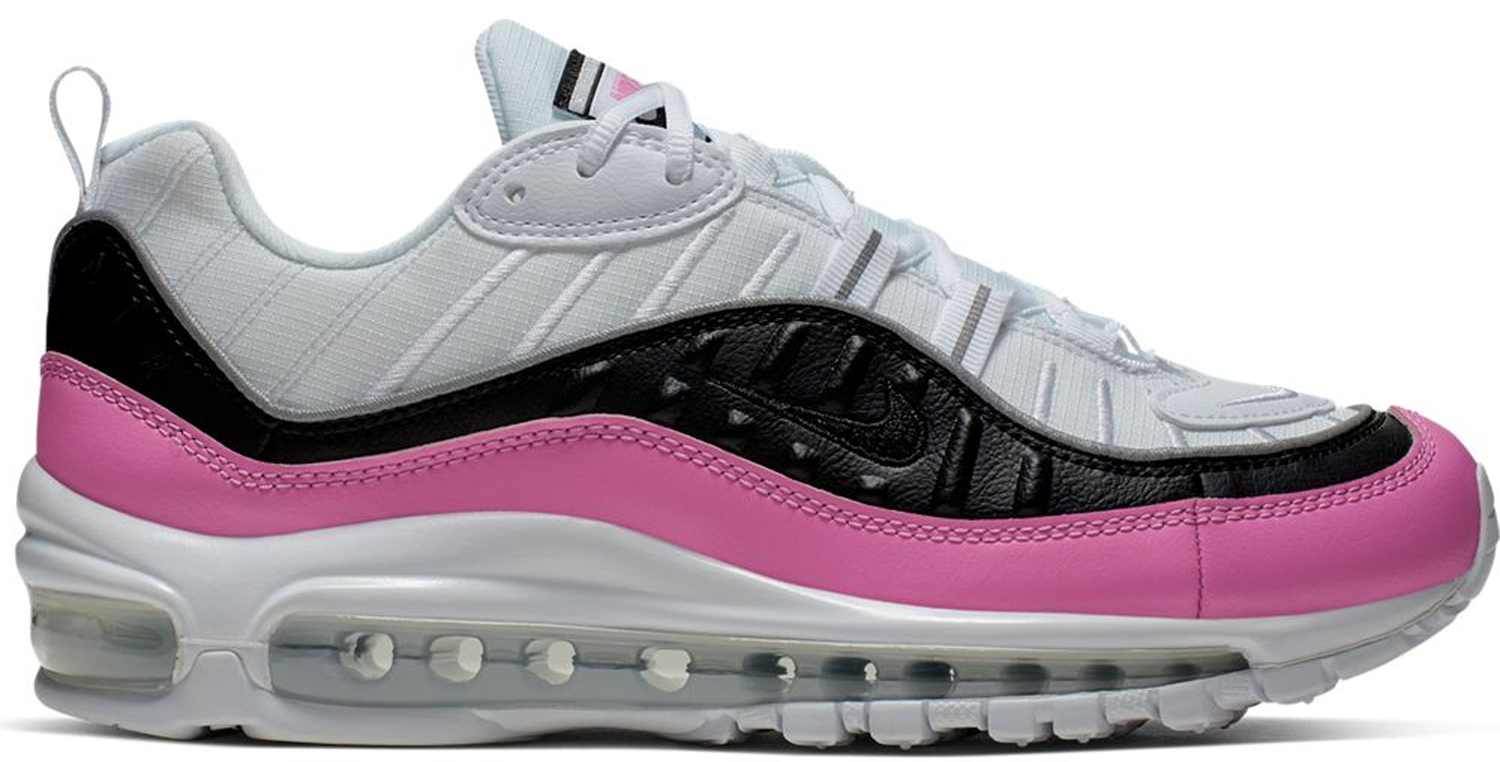 Кецове и обувки Nike Air Max 98 SE White Black China Rose W Розово | AT6640-100, 0
