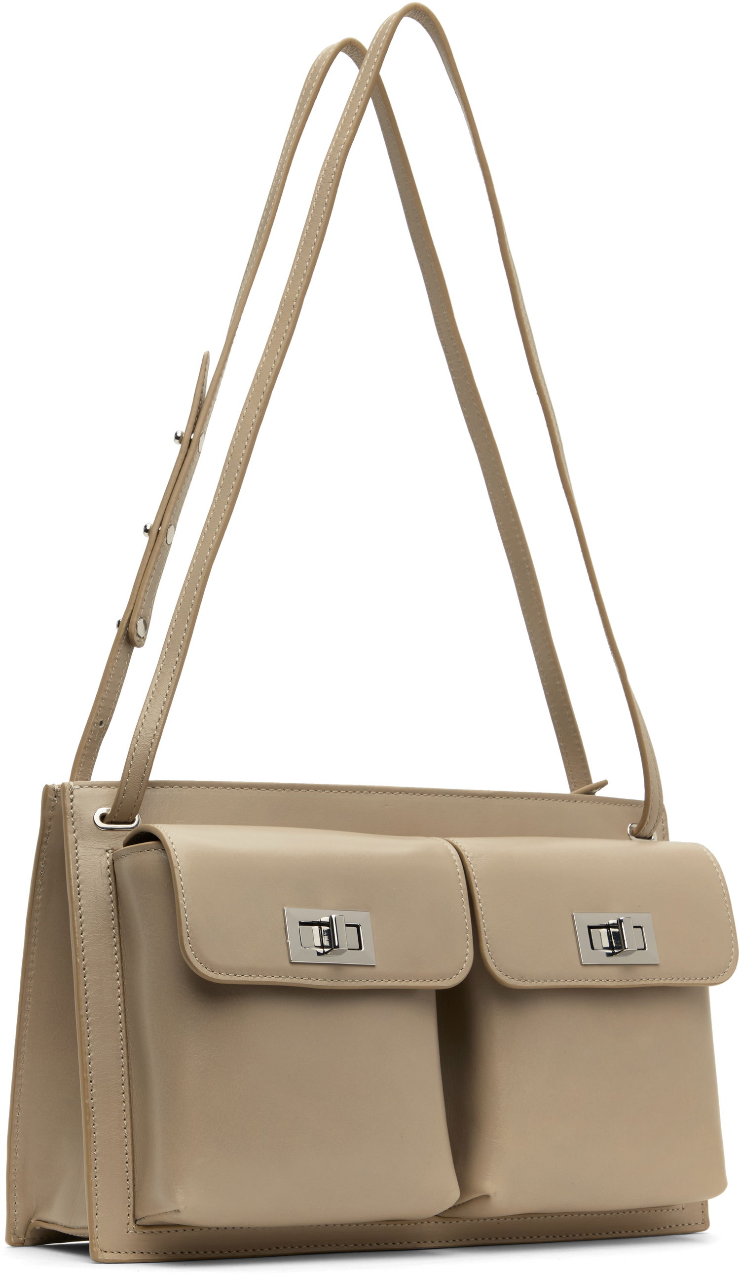 Чанта през рамо BY FAR BY FAR Billy Shoulder Bag Бежово | MWBSB024CL034BG038PL, 1