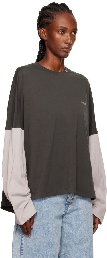 Тениска We11done Coding Long-Sleeved Layered T-shirt Многоцветен | WD-TT2-25-736-U-GY, 1