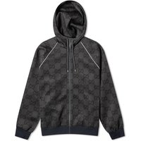Яке Gucci Light Neoprene Jumbo GG Hooded Jacket Сиво | 771619-XJF52-1155, 1