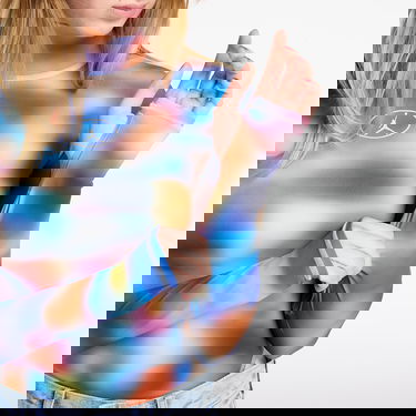 боди Jordan Flight Mountainside Printed Long-Sleeve Bodysuit Многоцветен | HV3334-043, 2