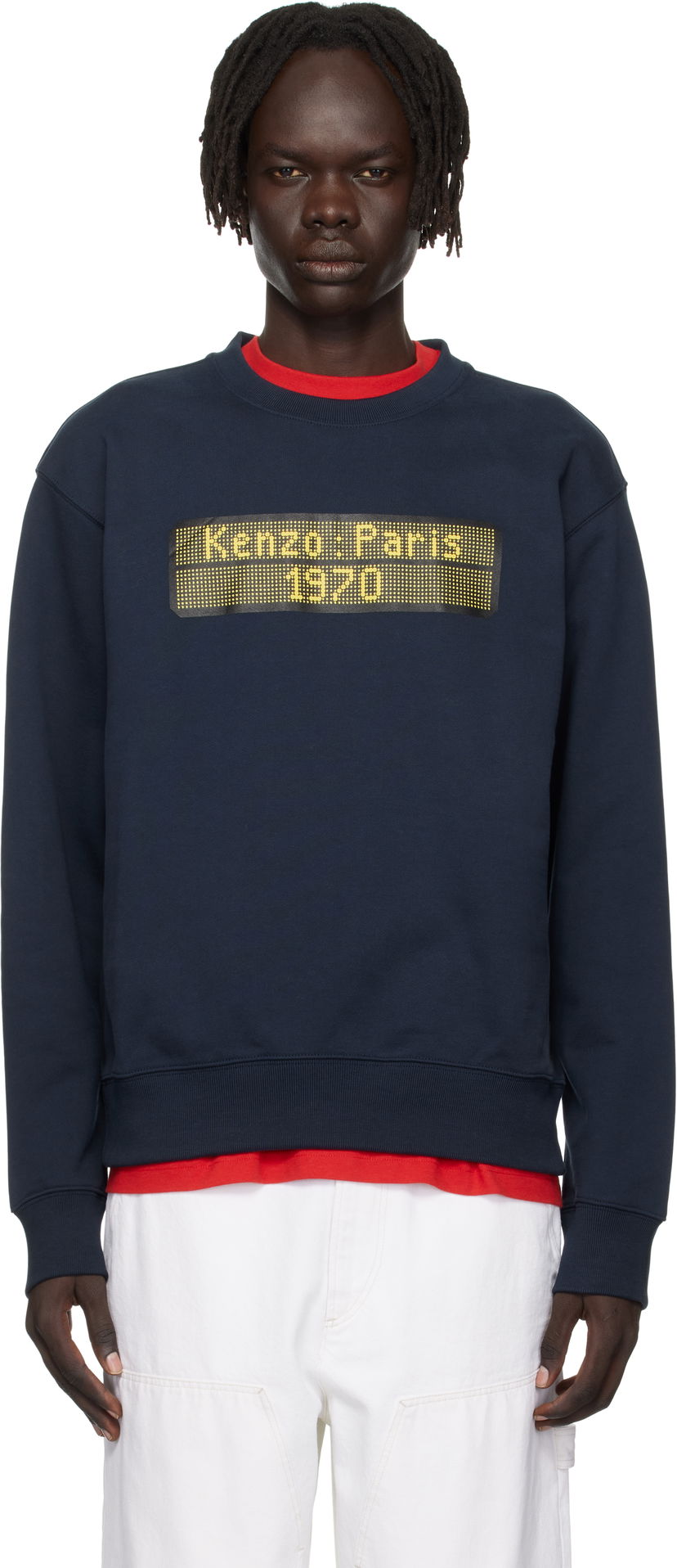 Суитчър KENZO Kenzo Paris 'KENZO City' Sweatshirt Тъмно синьо | FF65SW2564MC