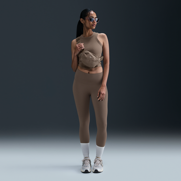 Клинове Nike Zenvy High-Waisted Gentle Support Leggings (Plus Size) Кафяво | DQ6013-233, 4