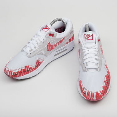 Кецове и обувки Nike Air Max 1 Sketch To Shelf Бяло | CJ4286-101, 2