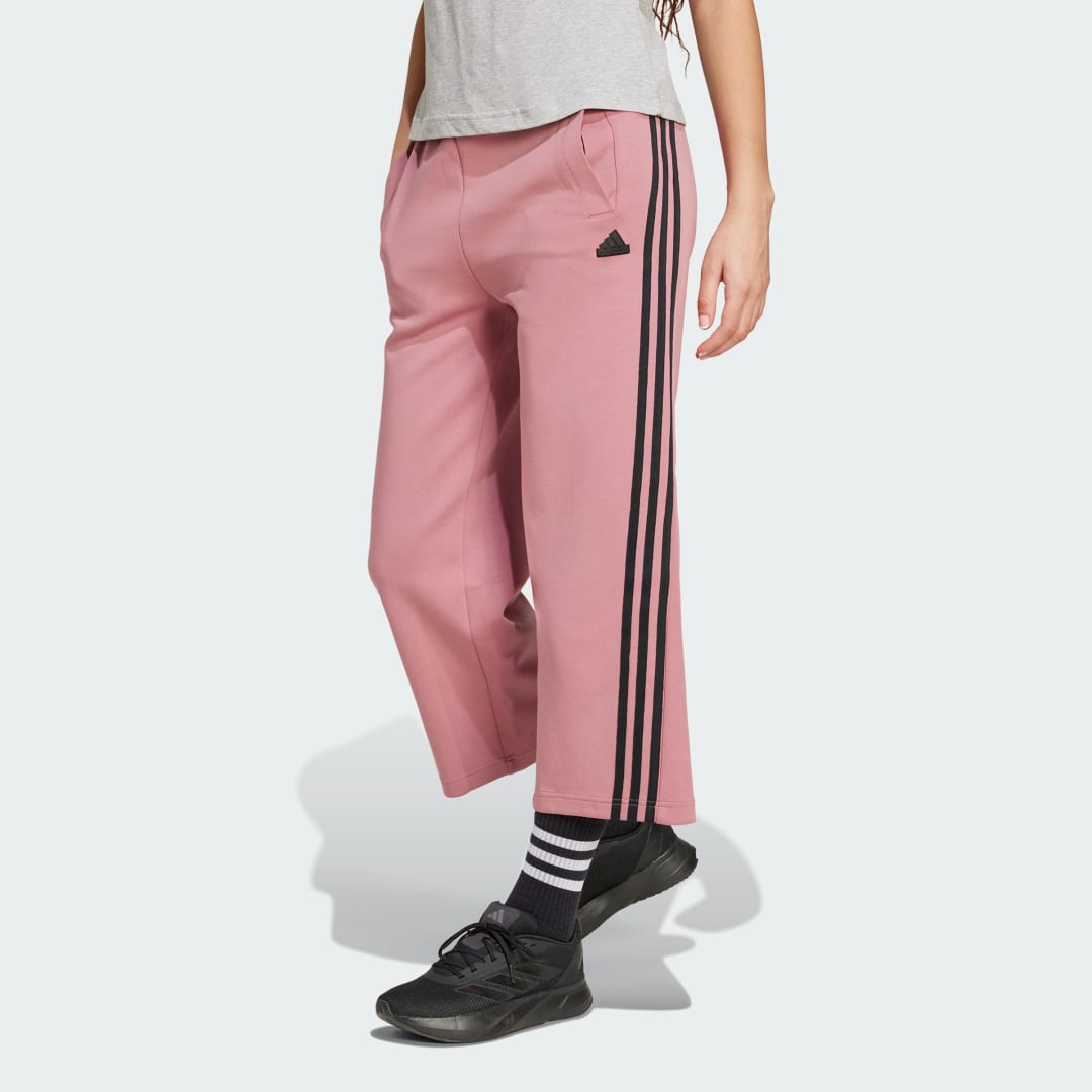 Панталони adidas Performance Future Icons 3-Stripes Open Hem Pants Розово | IW5269, 0
