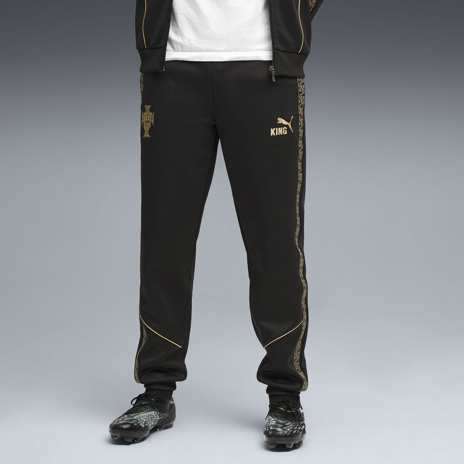 Спортни панталони Puma Portugal KING Special Edition Pre-match Track Pants Черно | 707143_19, 1
