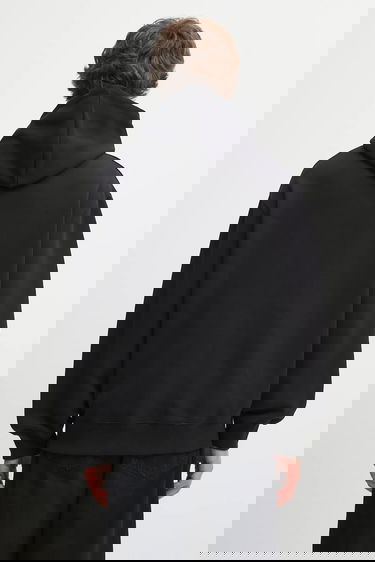 Суитчър MAISON KITSUNÉ Fox Head Comfort Plain Hoodie Черно | PM00703KM0341, 2