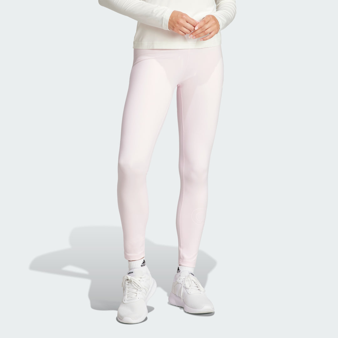 Клинове adidas Performance High-Waisted Print Tights Розово | IS4291, 0