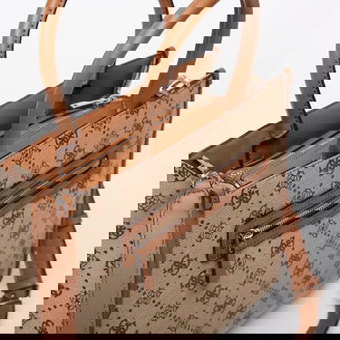 Голяма пазарска чанта GUESS Neda 2 Comp Signature Logo Tote Многоцветен | HWJP9654220-LTL, 4