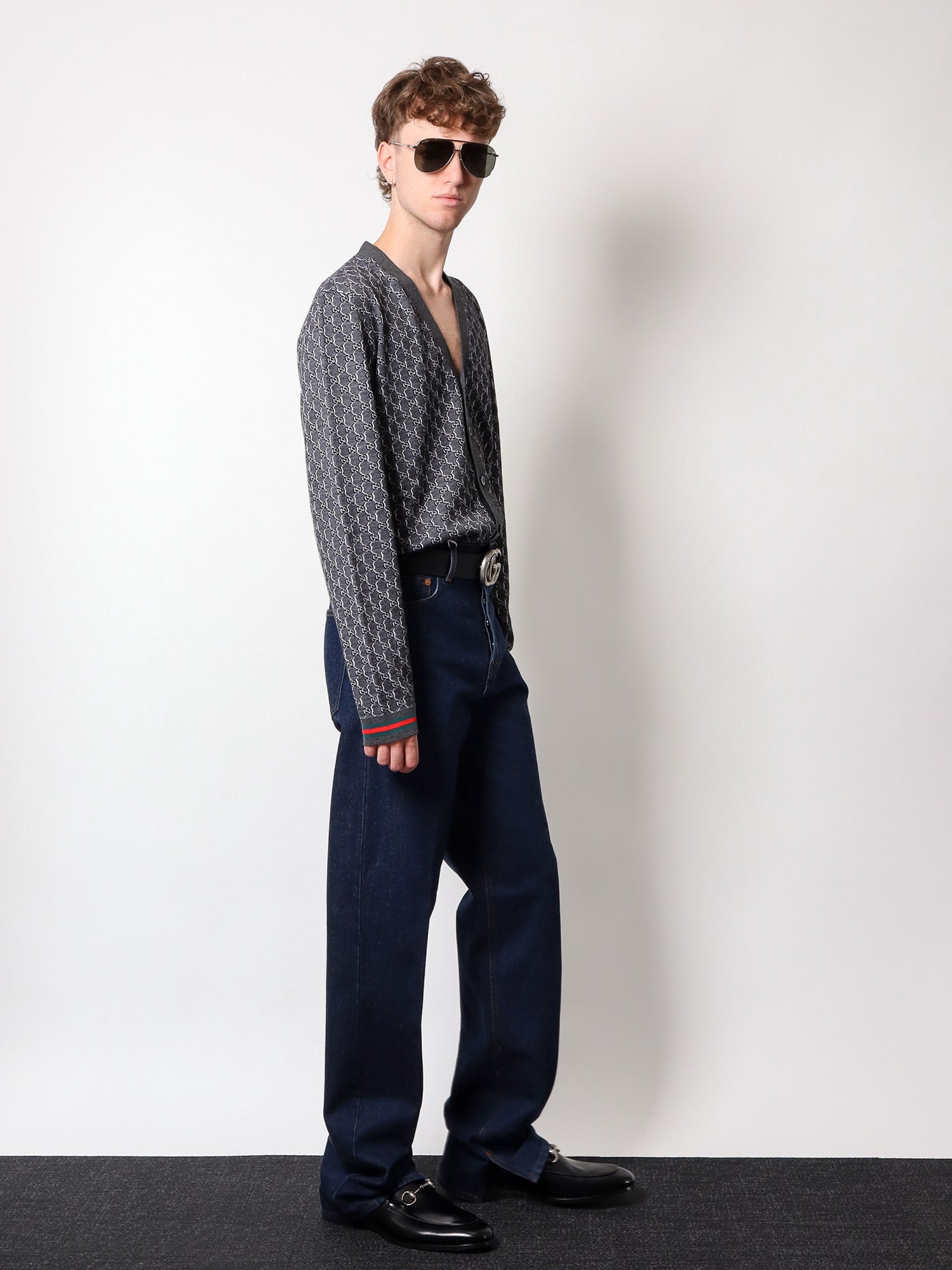 Пуловер Gucci CARDIGAN Сиво | 801702XKEAN1026, 1