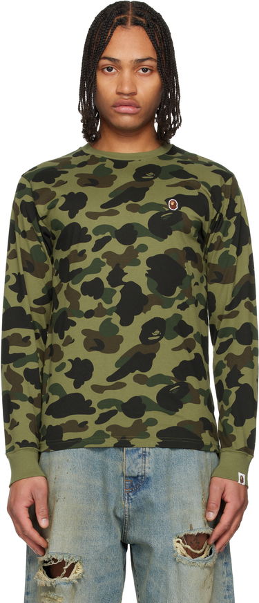 Тениска BAPE 1st Camo One Point Long-Sleeve T-Shirt Многоцветен | 001LTL801009M, 0