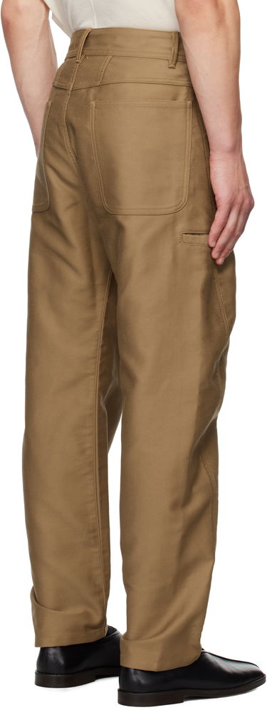 Карго панталони LEMAIRE LEMAIRE Twisted Workwear Trousers Кафяво | PA1161 LF1300, 2