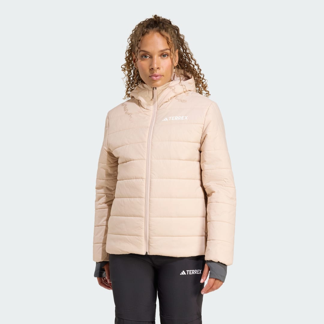 Яке adidas Performance Terrex Multi Essentials CLIMAWARM Insulated Hooded Jacket Бежово | KB2168, 0