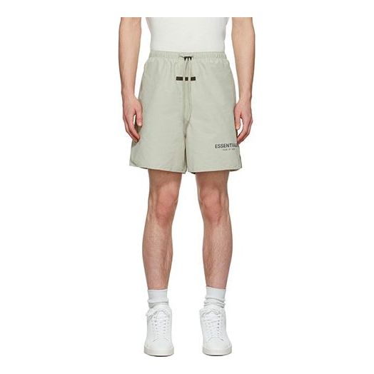 Къси панталони Fear of God Essentials Volley Shorts Зелено | FOG-FW21-123