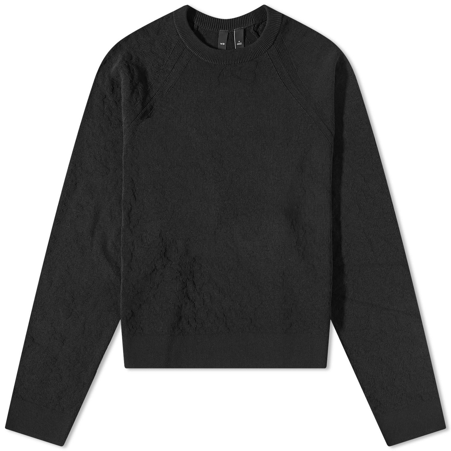 Суитчър Y-3 Knit Crew Sweat Черно | H63087, 0